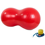 Verk 14285 Gymnastic ball 45 × 90 cm with pump red - Gym Ball
