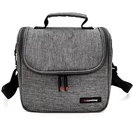 IRIS Barcelona Obědová termotaška LunchBag - šedý melír - Thermal Bag