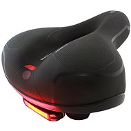 APT RW5I Gel bike saddle with rear light black - Saddle