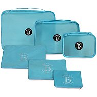 Bertoo Travel suitcase organizers set of 6 light blue - Packing Cubes