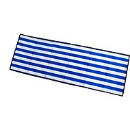 Trizand 23137 Folding camping/beach mat 190 × 66 × 1 cm, blue and white - Beach lounger