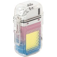 Verk 24478 Plazmový voděodolný USB zapalovač s LED COB svítilnou - Lighter