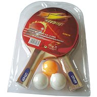 Kubisport Sada 2 PP pálky + míček 2 - star - Table Tennis Set