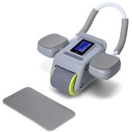 HMS Abdominal Exercise Roller KA08 grey with automatic rebound - Exercise Wheel