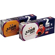 DHS** 40 mm Cell Free 10 pcs yellow - Table Tennis Balls