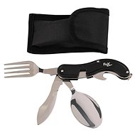 Fox Outdoor Multifunctional cutlery 4in1 black with case - Multitool 