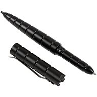 MFH Tactical pen with clip, black - Multitool 