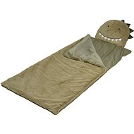 H&L Sleeping bag for children Dino 160 × 64 cm, green - Sleeping Bag