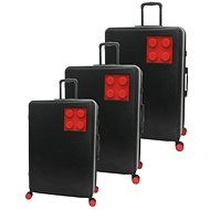 LEGO suitcase URBAN, 3 piece set - black/red - Suitcase