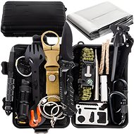 Trizand 19920 SOS Survival Kit 32 in 1, black - Mini Survival Kit