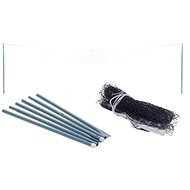 Runacor Badminton net plus poles net, poles - Multipurpose Net