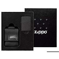 Set Zippo lighter Black Crackle + tactical case - Lighter