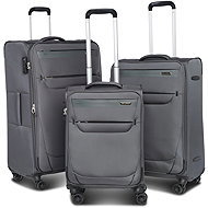 WORLDPACK Denver Grey suitcase set, 3 pcs - Case Set