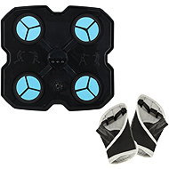 KIK KX3006 Electronic boxing wall target with gloves, Bluetooth, black - Boxing Target