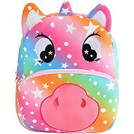 JAVOLI Suede backpack coloured - Piglet - Small Backpack