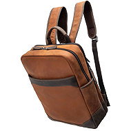 Valmio Leather backpack York 13 l, light brown - Backpack