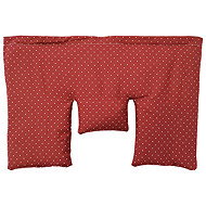 Torf Ziegler Neck pillow with wheat grain, 40 × 25 cm, red - Warming Pad