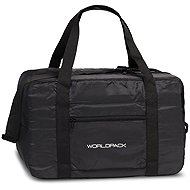 WORLDPACK Folding Travel Bag Black, 40 × 25 × 20 cm - Travel Bag