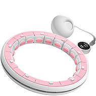 Rebel RBA-3067 Massage Hula Hoop with weight, LCD, 44 cm, pink - Hula Hoop