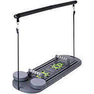 Trizand 27190 Multifunctional Pilates exercise board with handles 97 × 35 cm, grey - Training Aid
