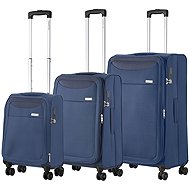 Carry On Case Set Air Steel Blue 3 pcs - Case Set