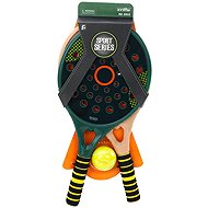 LEAN Toys 17501 Set of 2 padel levers for kids with PU ball - Outdoor Game