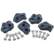 SwingKing Plastic Climbing Holds, Anthracite, 5pcs - Climbing Holds