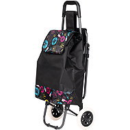 ModernHome PGJSFC021-BC Shopping trolley with seat 30 l, black - Shopping Trolley