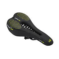 Verk 14507 Sport bicycle saddle, black and yellow - Saddle