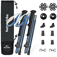 Naturehike Aluminium folding sticks Gale pair, blue - Trekking Poles