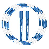 WORKOUT Bead jump rope, adjustable, blue - Skipping Rope