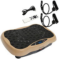 Bauerkraft H-214 Vibration training platform, remote control, Bluetooth, beige - Vibrating platform