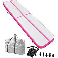 Gordon G943 Airtrack inflatable mat 400 × 100 × 10 cm + accessories, pink - Airtrack 