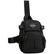 Verk 27788 Multifunctional crossbody shoulder bag, 32 cm, black - Shoulder Bag
