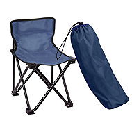 Verk 14638 Folding fishing chair, camping, 100 kg, blue - Fishing Chair
