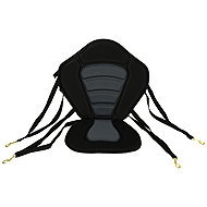 KIK KX3992 Kayak Seat with Backrest for SUP Board, Black/Grey - Seat