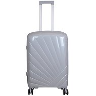MONOPOL Medium suitcase 65 cm Florence Silver - Suitcase