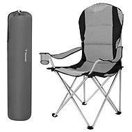 Trizand 27519 Padded fishing chair, 120 kg, gray - Fishing Chair