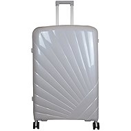 MONOPOL Large XL suitcase 85 cm Florence Silver - Suitcase