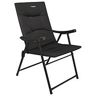 Trizand 27609 Folding fishing chair with armrests, padded, black - Fishing Chair