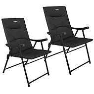 Trizand 27610 Folding fishing chairs 59 × 70 × 91 cm, set of 2, black - Fishing Chair