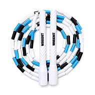 WORKOUT Beaded jump rope - adjustable - white / blue / black - Skipping Rope