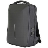 Verk 14686 Travel backpack with anti-theft protection and combination lock, black - Backpack