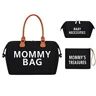 Verk 27814 Taška pro maminku Mommy bag, sada 3 ks, černá - Carry Bag