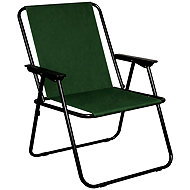 Verk 14641 Rybářské skládací křeslo, nosnost 100 kg, zelené - Fishing Chair