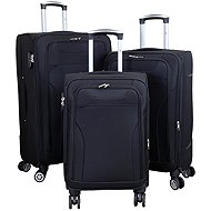 Monopol Cremona Black 3 pcs suitcase set - Case Set