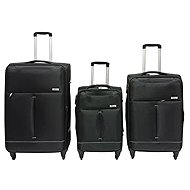 Bavytoy Fabric travel case black, 3 pcs - Case Set