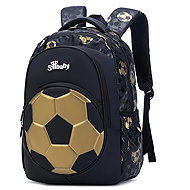 Toybit School Backpack Football Gold - School Backpack