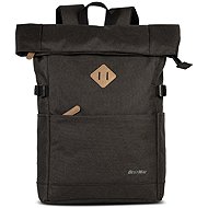 Bestway Bags Rolltop Two Tone Black Backpack - Backpack