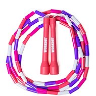 WORKOUT Children's Beaded Skipping Rope, Adjustable, Pink - Skipping Rope